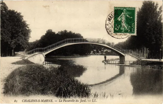 CPA CHALONS-sur-MARNE - La Passerelle du Jard (742884)
