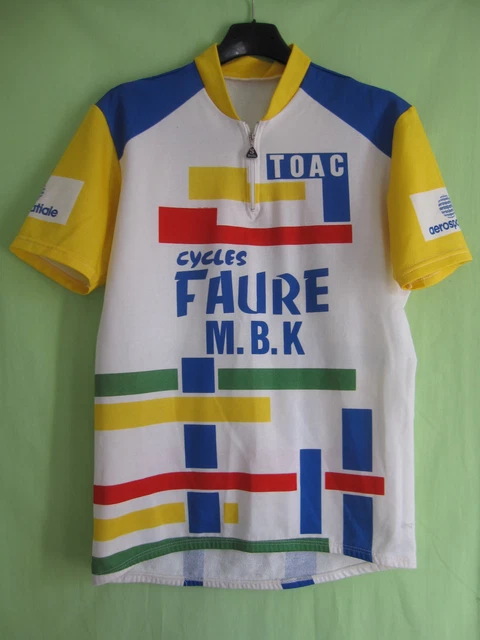 Maillot Cycliste Vintage Sibille TOAC Aerospatiale Toulouse - Taille M - Homme