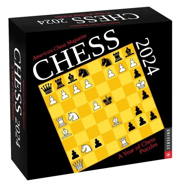 CHESS 2024 CALENDAR A Year of Chess Puzzles, Paperback by American