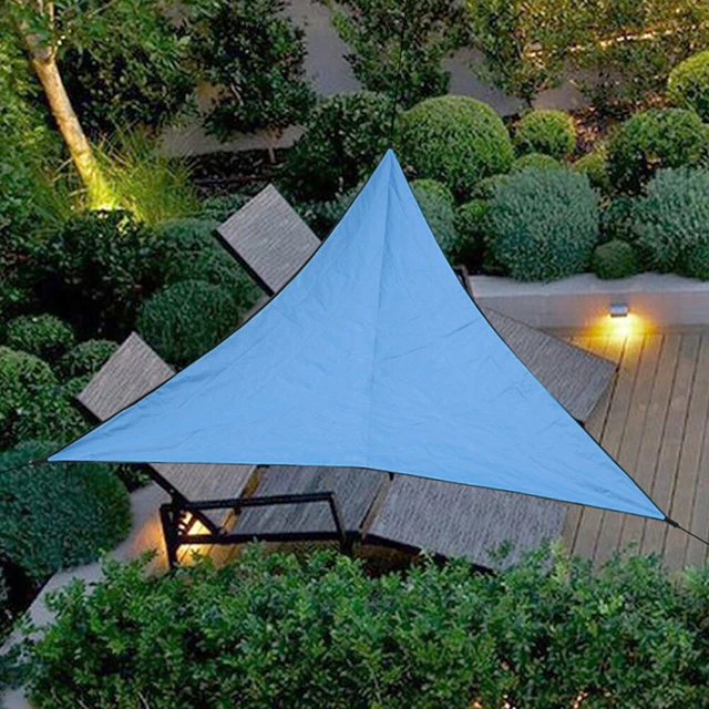 Waterproof Triangular UV Sun Shade Sail Combination Net Triangle Sun Sail Ten~m'