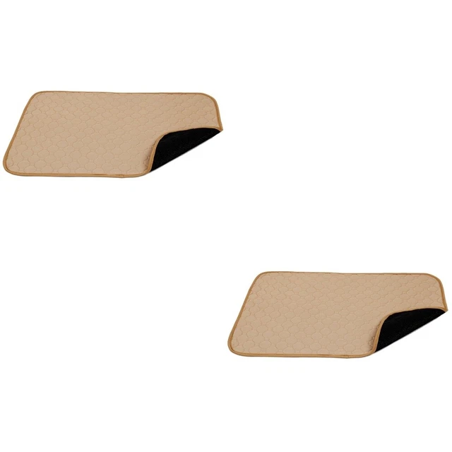 2 piezas almohadilla de entrenamiento antideslizante lavable reutilizable para mascotas perros gatos gato almohadilla de entrenamiento para cachorros