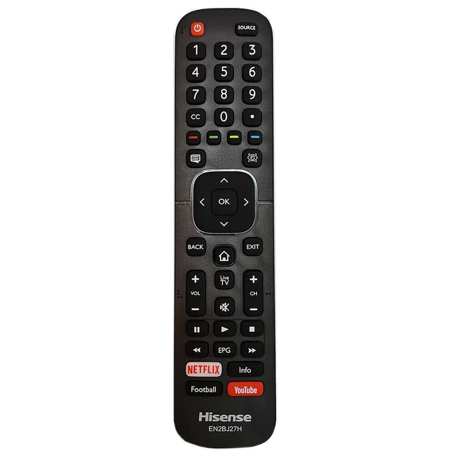 New -Télécommande EN2C27 Pour Smart TV Hisense 39N4 58N5 65N6 Fonction