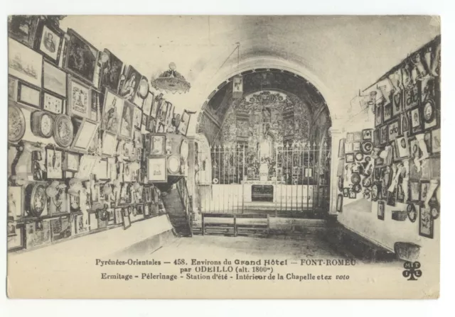 66/CPA - Font Romeu par Odeillo - Intérieur de la Chapelle