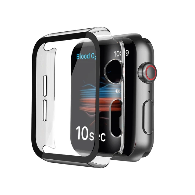 For Apple Watch Series 8/7/6/5/SE 40/44/45mm iWatch Case Cover Screen Protector