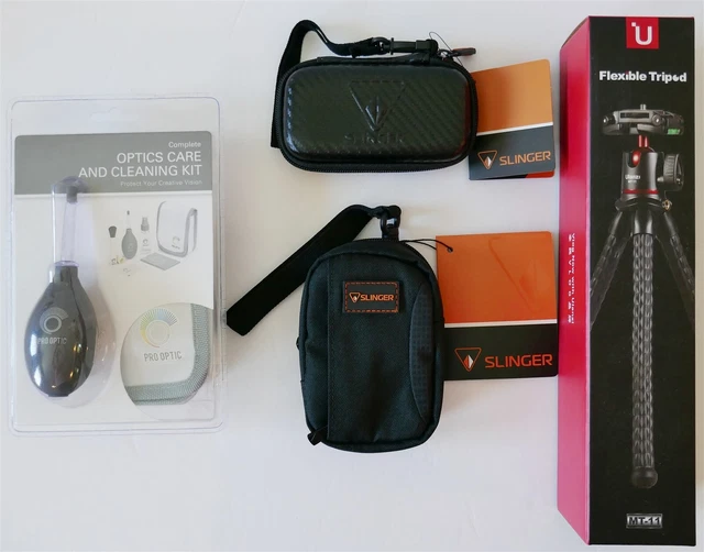 NWT Camera SET ULANZI MT-11 Tripod+Slinger Alpine 1 Bag+Memory Wallet+Optics Kit