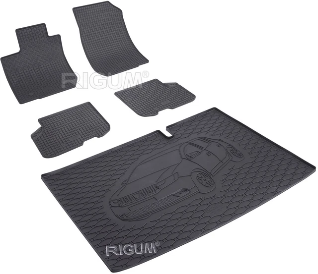 Tapis De Sol Conducteur Pour Dacia Sandero II (à Partir De 2012) - Velours Noir, Qualité D'origine, Fabriqué En Allemagne