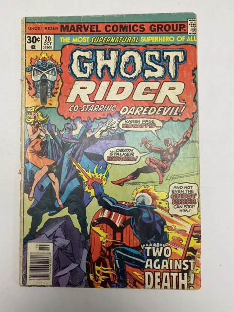 Ghost Rider #20 Marvel Comics 1976 John Byrne art / Daredevil