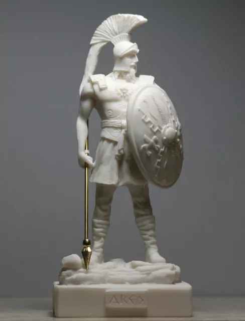 ARES MARS Greek Roman God of War Handmade Statue Sculpture figure 7.09in/18cm