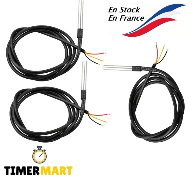 Capteur de température numérique DS18B20 TO92-55 ° C - 125 ° C pour Capteur de température numérique DS18B20 TO92-55 ° C - 125 ° C pour