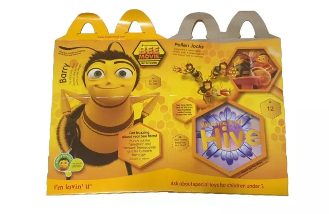 2007 Bee Movie McDonald's Happy Meal Box