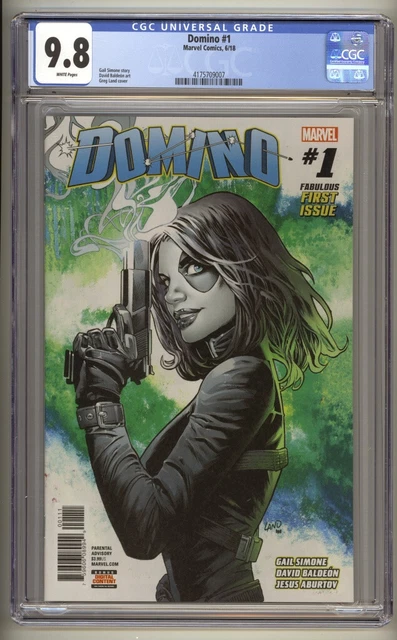Domino #1 CGC 9.8 (2018) Greg Land Cover Gail Simone Story Highest Graded