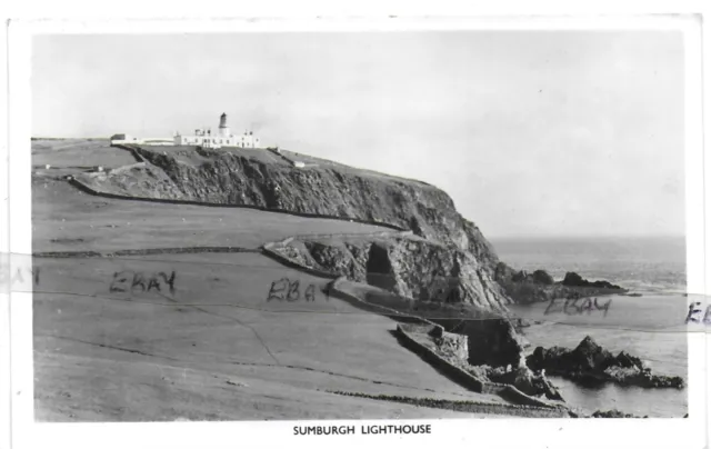 Vintage Postcard,Sumburgh Lighthouse,Shetland,Scotland,1960,Rp