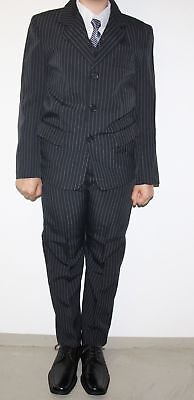 Bambini Ragazzo Pantaloni vestito 5tlg con Blazer Gilet Cravatta Pantaloni Camicia 2