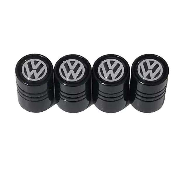 VW Dust Caps x4 (BLACK)