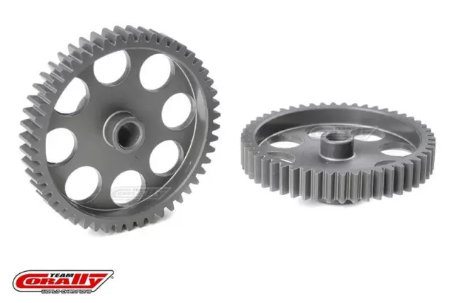 Team Corally 48 DP Motorritzel Hard Eloxiert AL7075 50 Zähne Welle 3.17mm / C-70