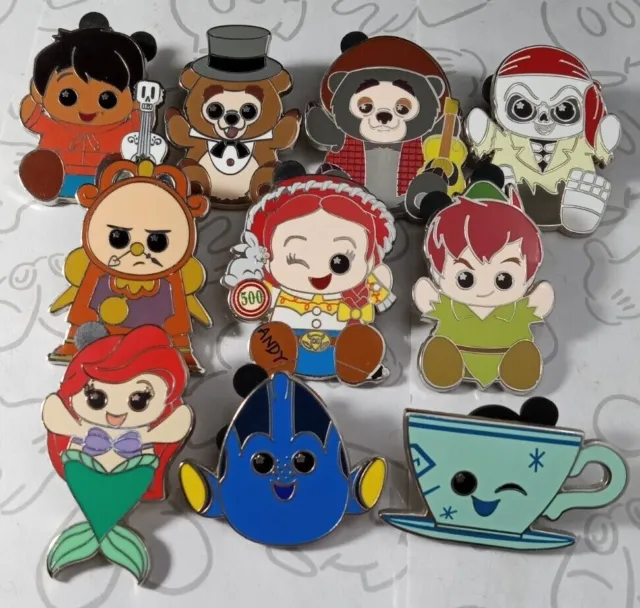 Wishables Mystery Series 1 & 2 Choose a Disney Pin