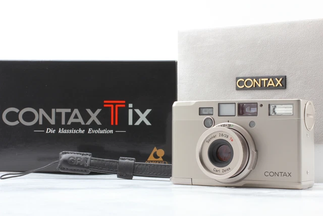 [BOX MINT] Contax Tix Carl Zeiss 28mm f/2.8 Point＆Shoot APS Film Camera JAPAN
