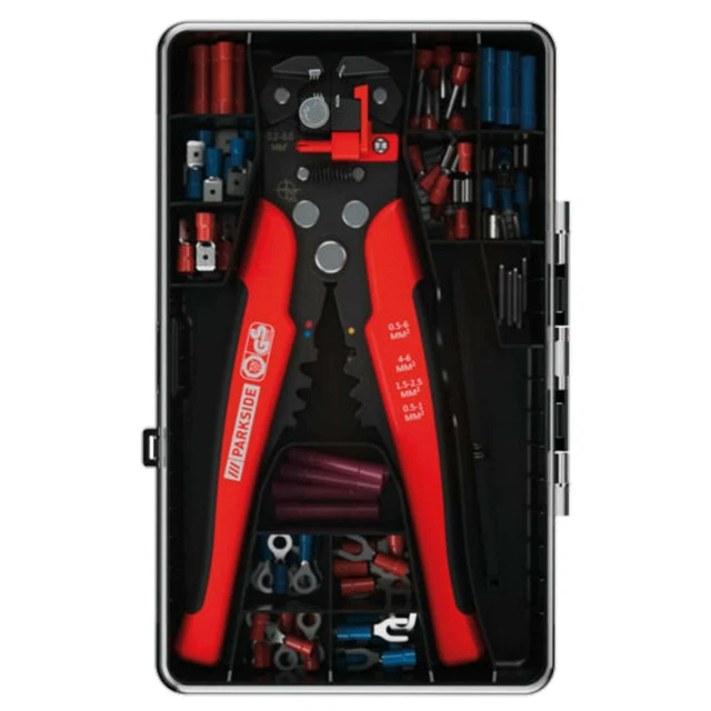PARKSIDE 231 PIECES Crimping Plier Set Cutting Stripping Insulation Cable Wire £17.99 PicClick UK