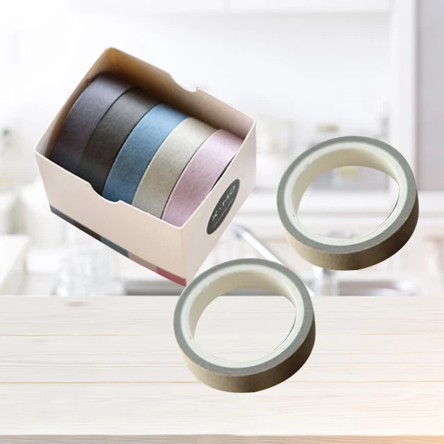 5 Roll Book Album Paper Tape Creative Paper Tape Photo Album