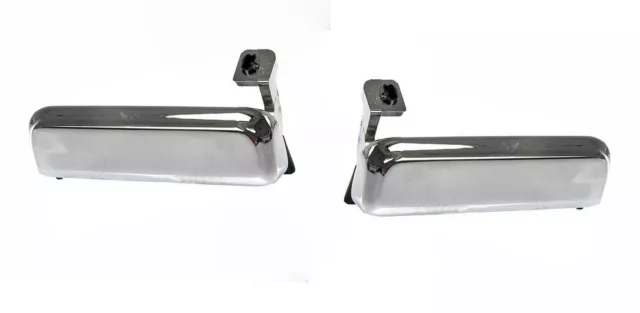 Outside Door Handles For 1983-1992 Ranger Mustang 1979-1993 Metal Chrome Pair
