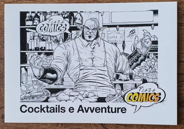 DRAGONERO e NATHAN NEVER cartoline PLAZA COMICS