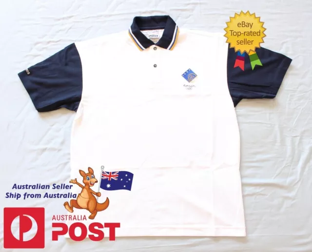 2000 Sydney Olympic Games Bonds Polo Shirt Official Merchandise Size M (M Fit)