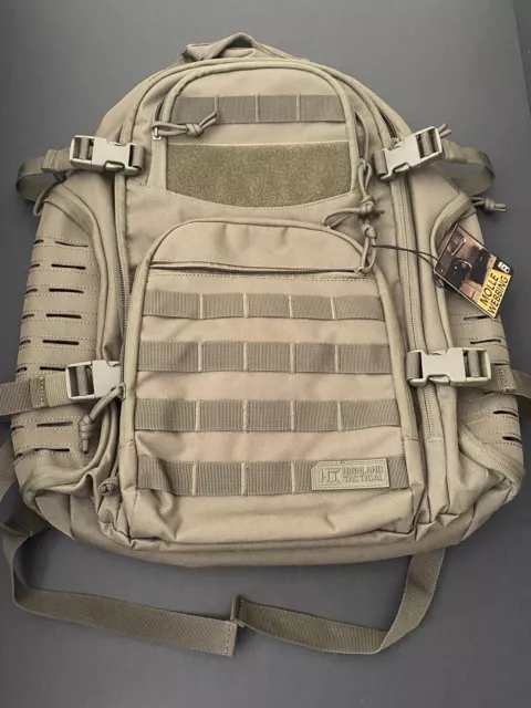 Highland Tactical Brand Major Black hunting military Backpack - HL-BP-60-BK