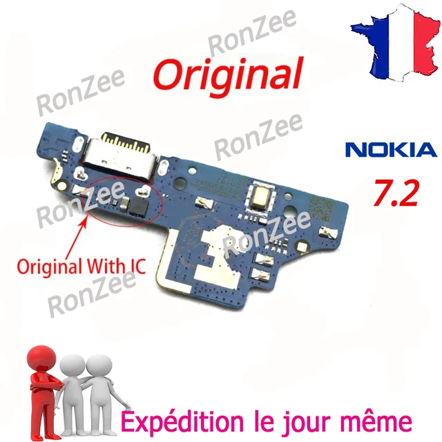Connecteur De Charge Micro Pour Nokia 3.2 (modèles TA-1156, TA-1159, TA-1164) - Neuf, Pièce De Rechange Noire