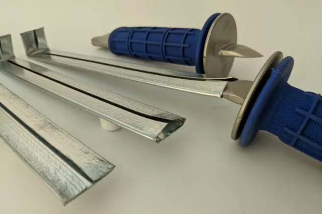 Drive cleat tool in Blue, Red, Orange, Gray, Green and Whit.