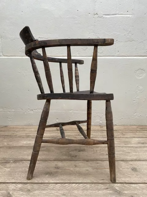 Victorian Elm Smokers Bow Chair