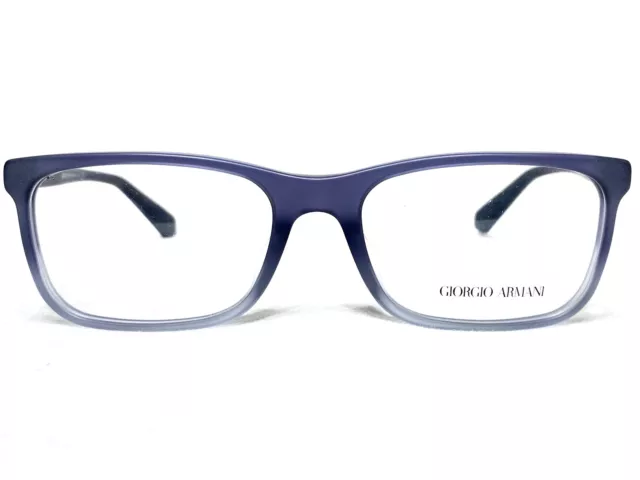 NEW Giorgio Armani AR7092F 5443 Mens Blue Rectangle Eyeglasses Frames 55/18~140