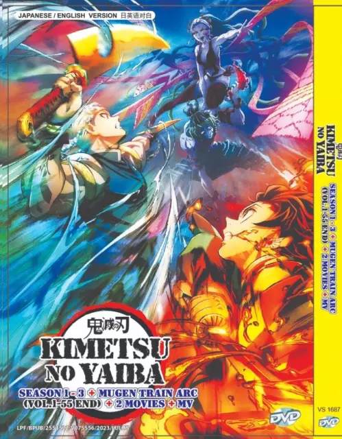 DVD KIMETSU NO YAIBA: KATANAKAJI NO SATO-HEN SEASON 3 VOL.1-11 END ANIME
