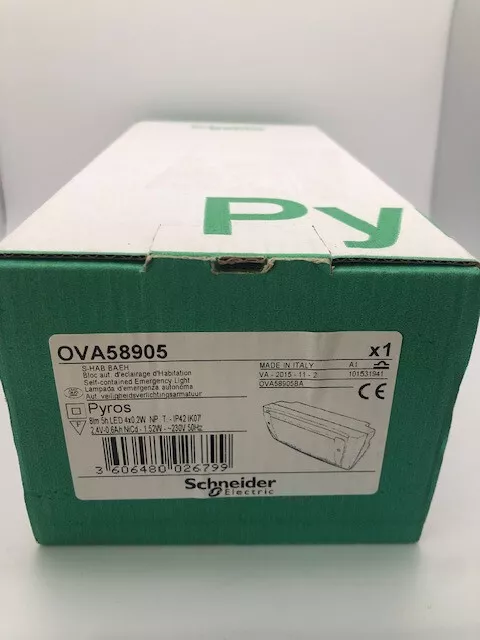 Schneider Pyros - Bloc autonome éclairage  - bloc à led - IP42 OVA58905