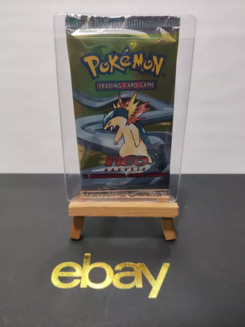 1a edizione Typhlosion Neo Genesis Booster Pack (nuovo sigillato) Pokemon 2000