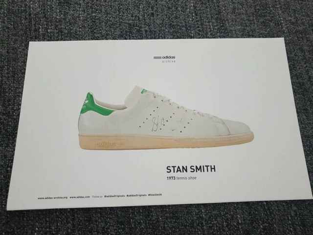 ADIDAS STAN SMITH Archive Art Card 1973 Tennis Shoe Display Poster Advert 6.75 PicClick UK