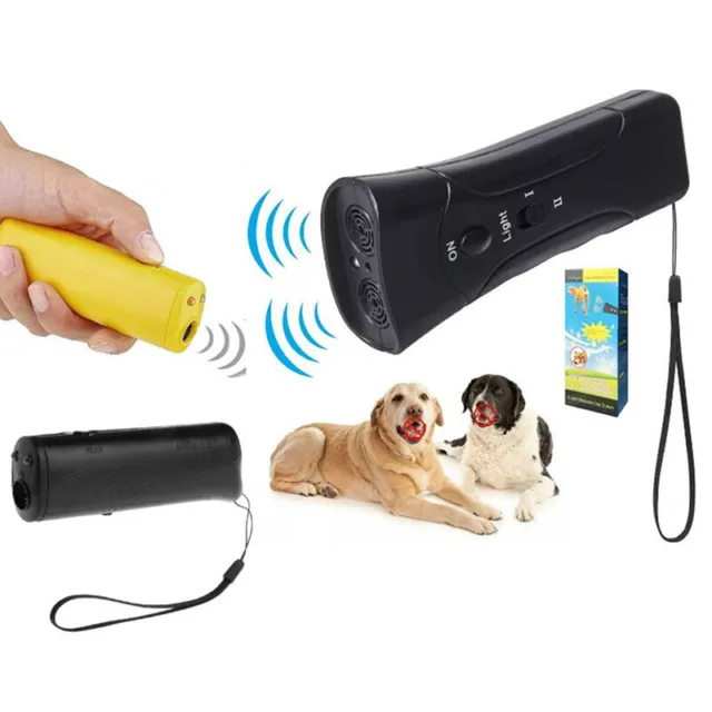 LED Ultrasonic Antibarking Device Ultrasonic Pet Dog Repeller Anti Barking