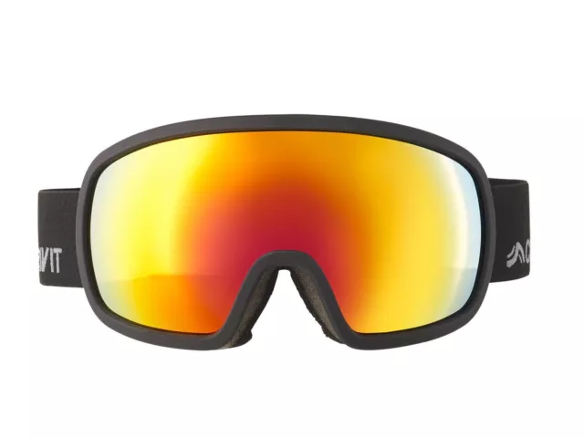 Ski- und Snowboardbrille, vollverspiegelt (Vollrahmen)