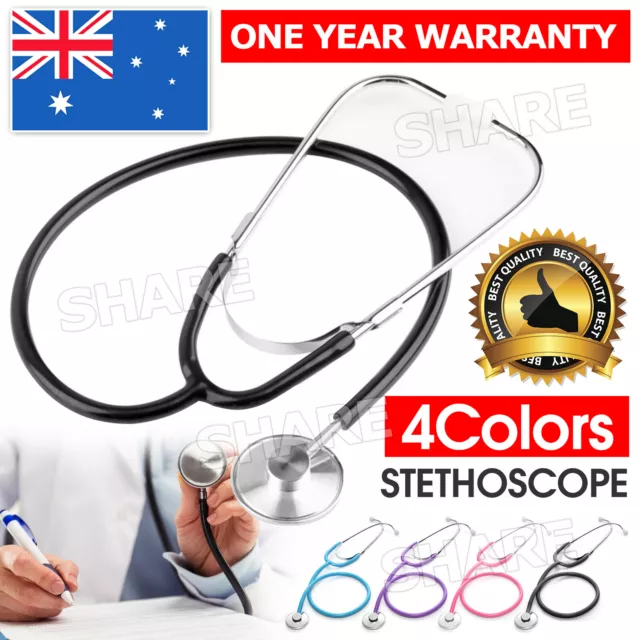 Professional Stethoscope Single Head Doctor Nurse Vet Medical Student HealthWork