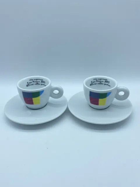 Illy Art Collection  Milano Expo 2015  coppia tazze caffe espresso.