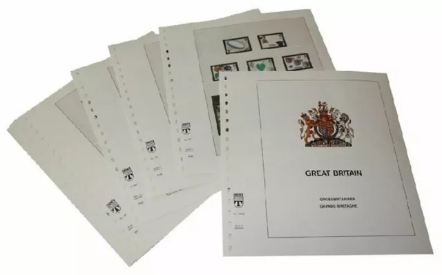 Lindner 146H-11 Great Britain Booklets - Illustrated album pages Year 2011-2020