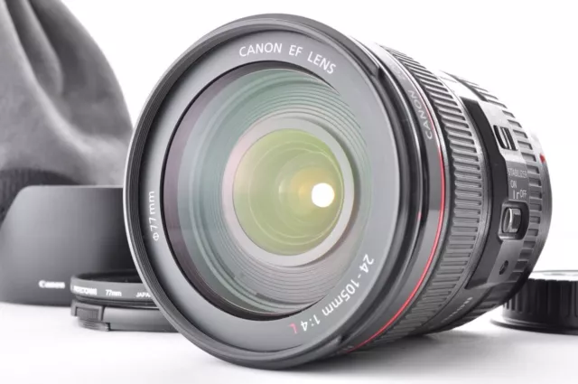 Canon Zoom Lens EF 24-105mm f/4 L IS USM Near Mint par DHL ou Fedex X0722