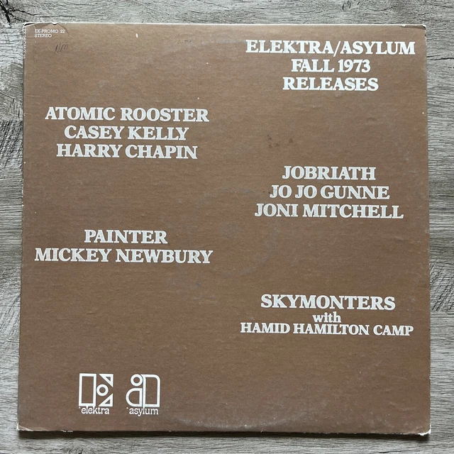 Various – Elektra / Asylum Fall 1973 Vinyl LP - Rock Sampler PROMO JONI MITCHELL
