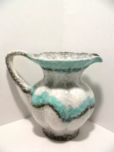 Vintage Ditmar Urbach Hand painted Pitcher. Made in Czechoslovakia. 5.25" Tall. Vintage Ditmar Urbach Hand painted Pitcher. Made in Czechoslovakia. 5.25" Tall.