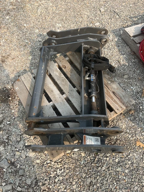 JRB Hydraulic Quick Coupler Removed From Case 580 Backhoe