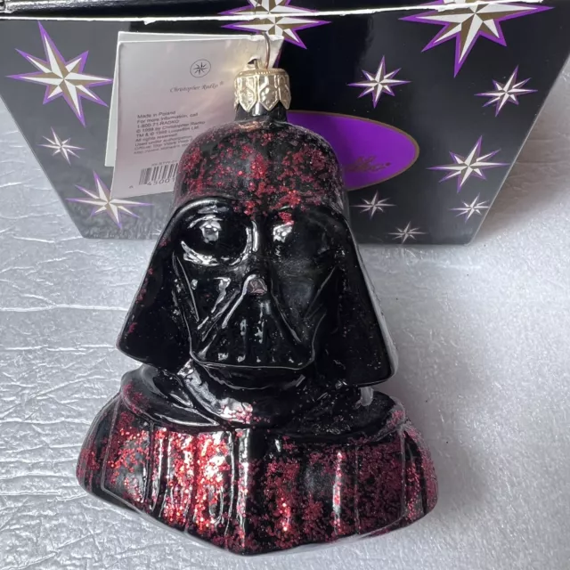 Vintage Radio Darth Vader Star Wars Christopher Christmas Ornament 1998