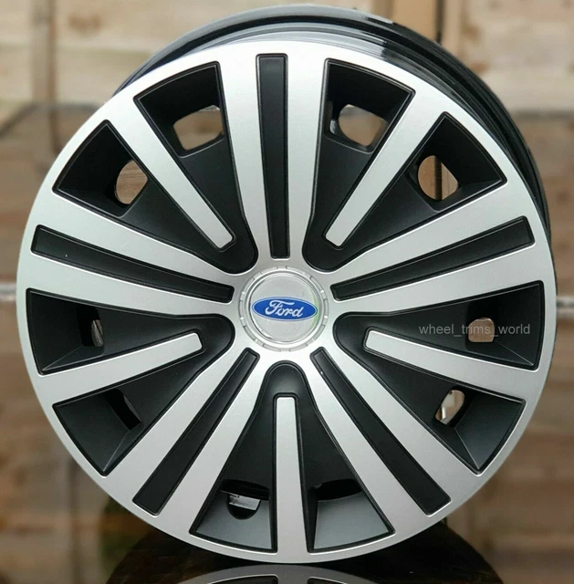 Cerchi 4x15" per adattarsi a FORD FIESTA 2002-2021 argento