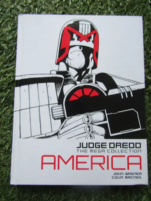 Judge Dredd The Mega Collection: No 1 America Hand Signed Graphic Novel Book