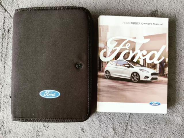 Genuine Ford Fiesta 2017-2024 Owners Manual Handbook Audio Manual Wallet Y-422