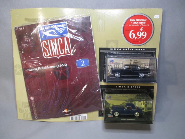 LG1892 ALTAYA Belles Années Simca 2 3  1/43 Voiture Présidence 1958 8 Sport 1952