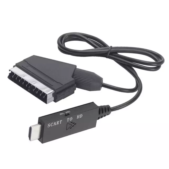 SCART zu HDMI Konverter SCART auf HDMI Adapter Video J KonverterVideokabel NEU